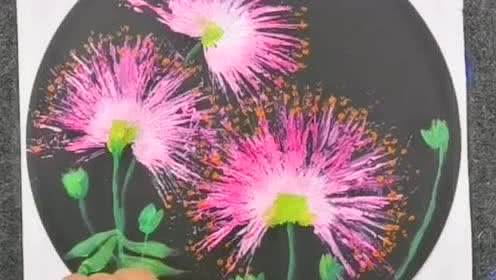 水粉画简单又好看