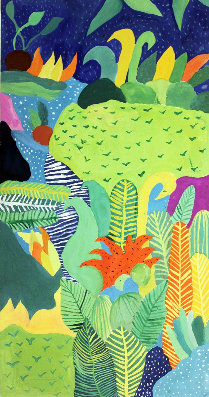 好看简单的水粉画