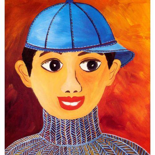 水粉画作品人物