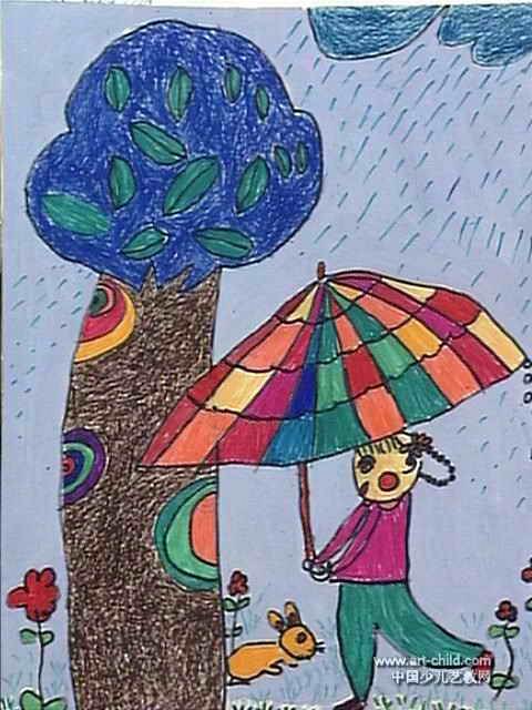 水粉画草莓