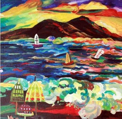 适合四五年级画的水粉画