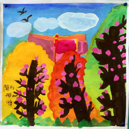 适合四五年级画的水粉画