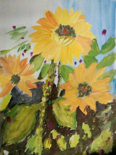 适合四五年级画的水粉画