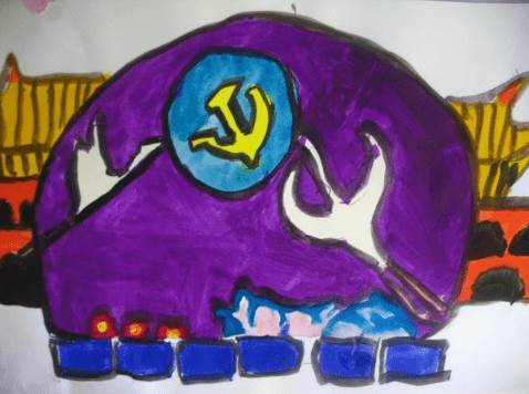 适合四五年级画的水粉画