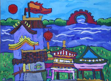 适合小学生画的水粉画