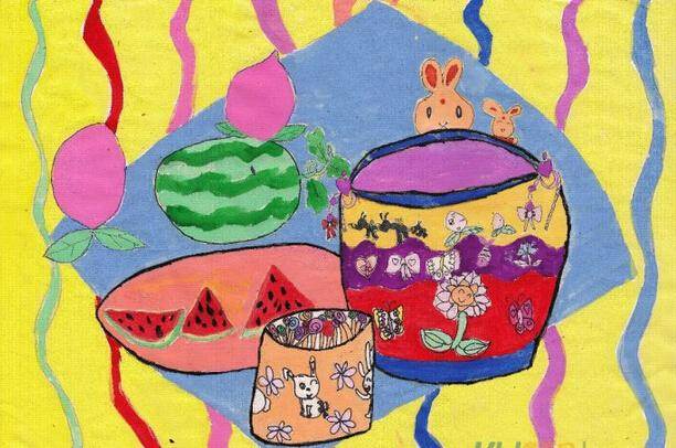 适合小学生画的水粉画