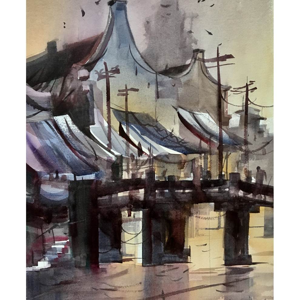 大师的水彩画