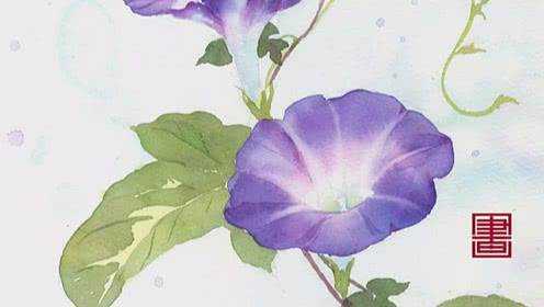 古诗水彩画