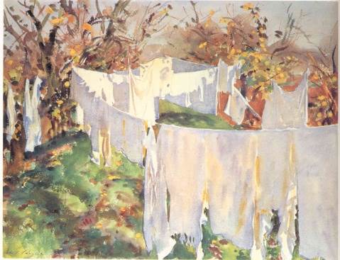 萨金特水彩画作品