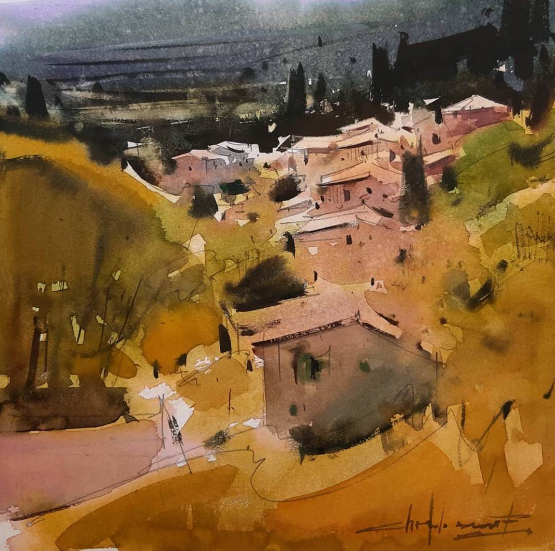 如何欣赏水彩画