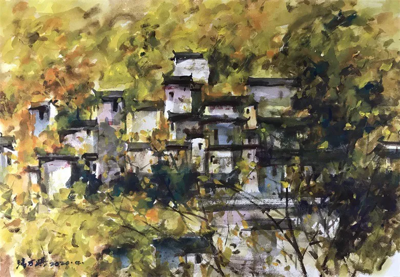 名家水彩画