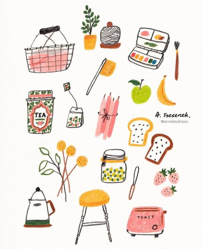 水彩画的简笔画