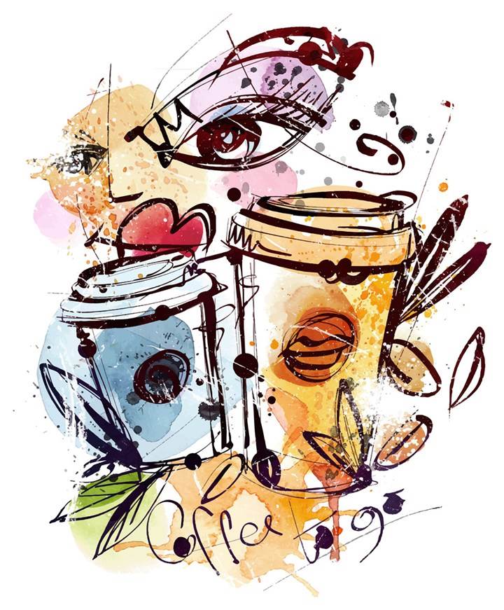 水彩画的简笔画