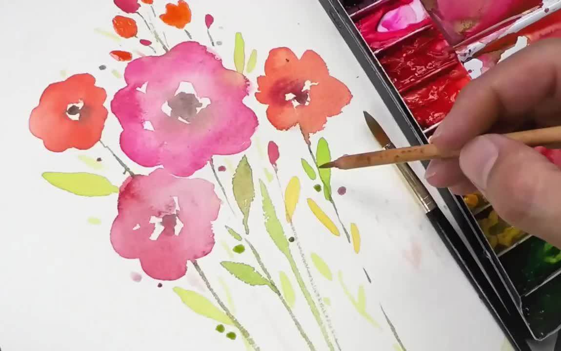 幼儿水彩画教程