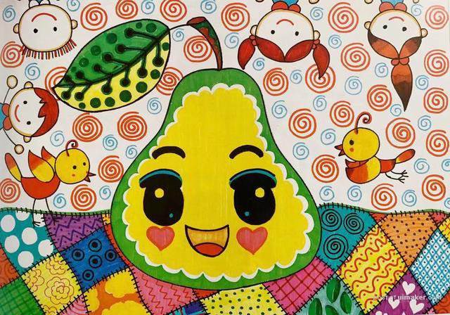 三岁宝宝水彩画