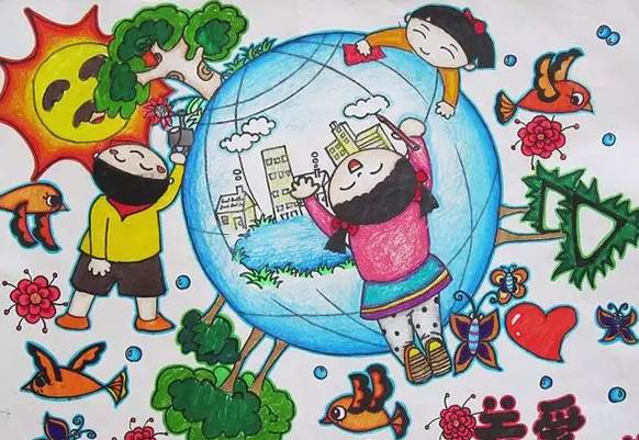 主题水彩画