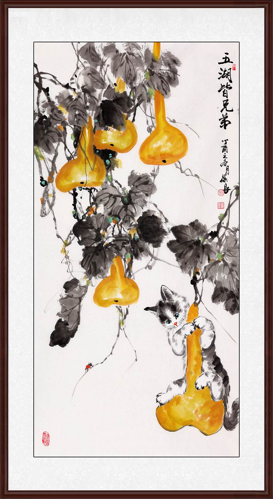 葫芦水彩画
