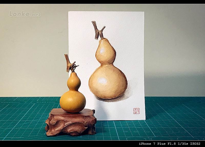 葫芦水彩画
