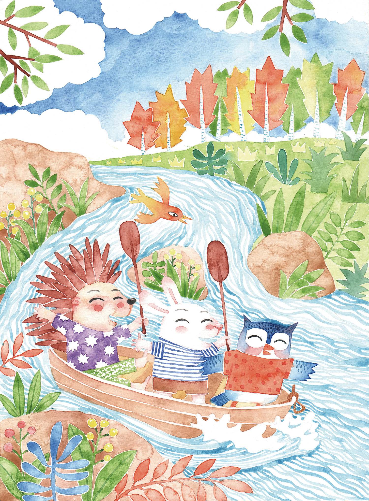 儿童水彩画作品欣赏