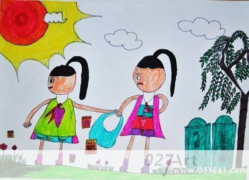 环保水彩画