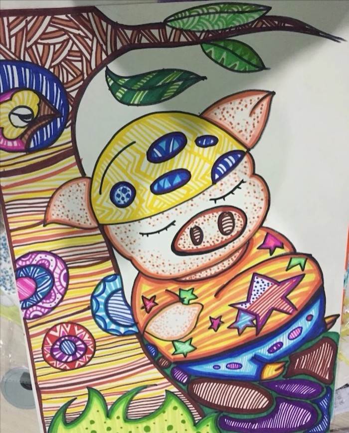 儿童水彩画作品欣赏