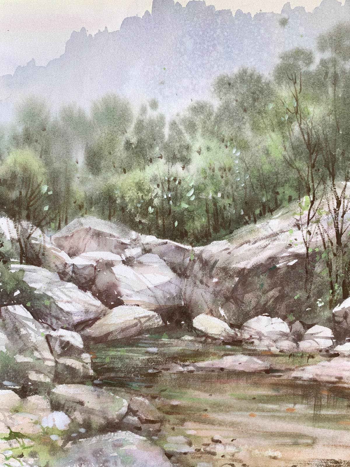 水彩画作品