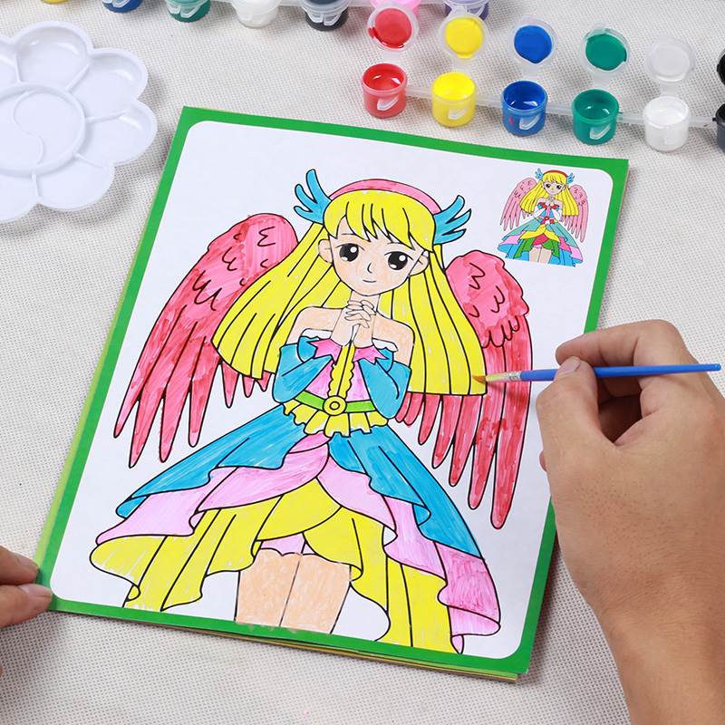 儿童绘画水彩画
