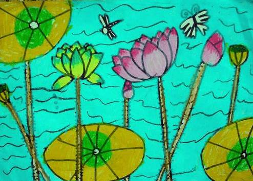 儿童水彩画作品欣赏