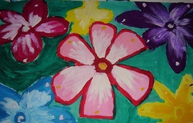 简单幼儿水粉画