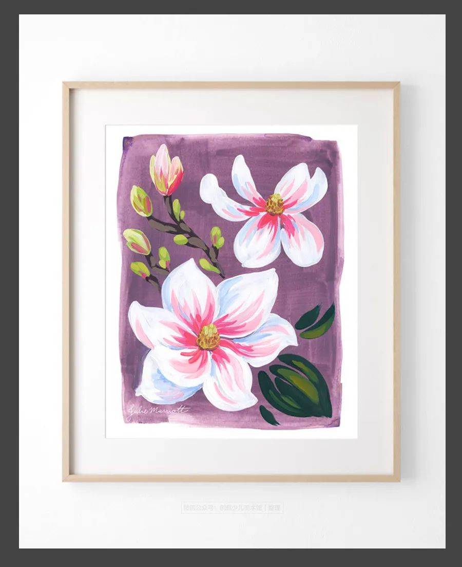 用水粉画花怎么画