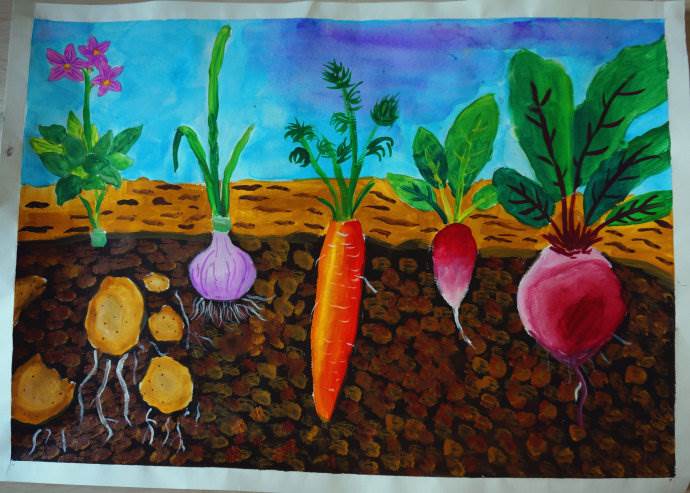 水粉画是怎么画的