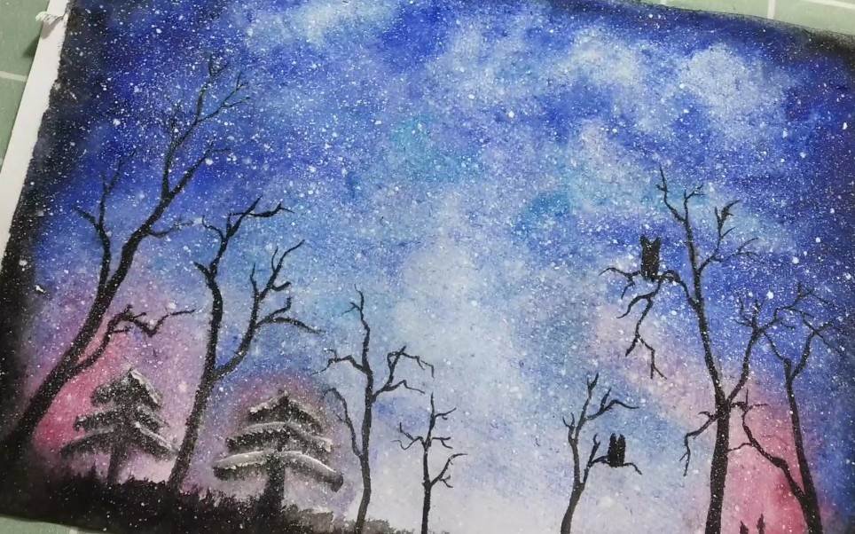 简单好画的水粉画