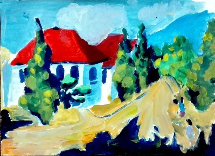 简单易画的水粉画