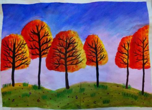 简单好画的水粉画