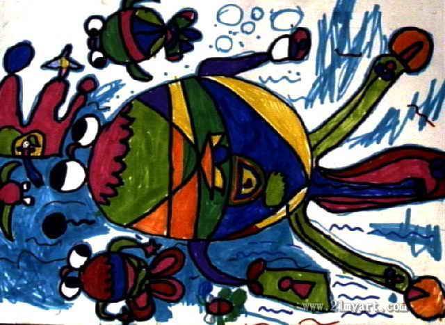 简单易画的水粉画