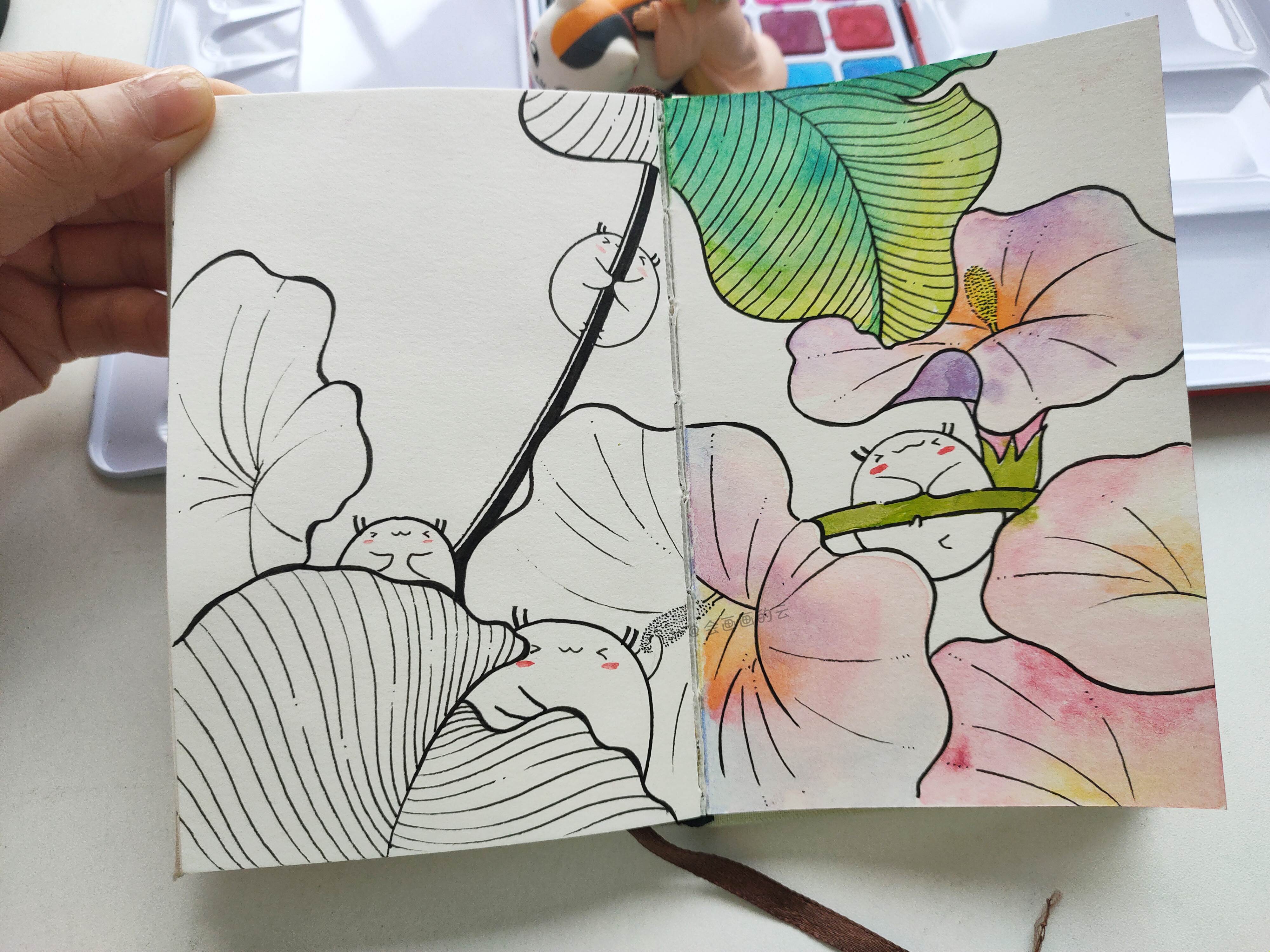 简单又漂亮的水彩笔画