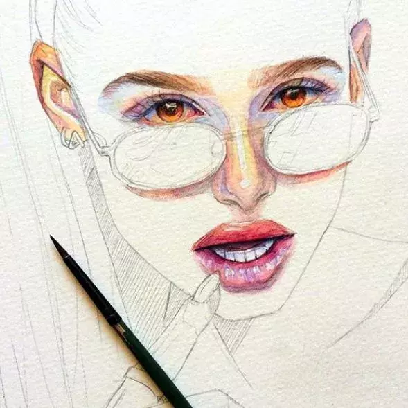 水彩画人物教程步骤