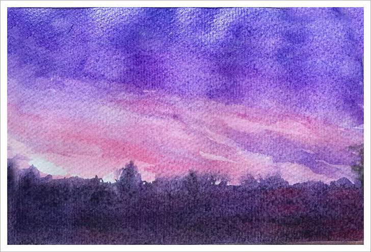 风景水彩画教程图解