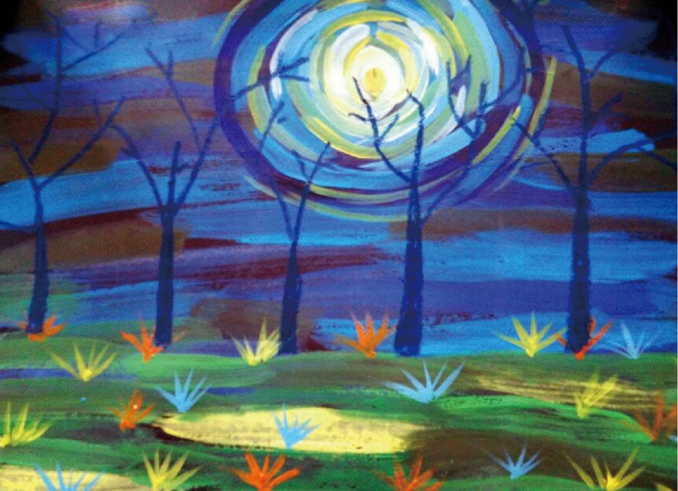 水粉画儿童创意画一年级