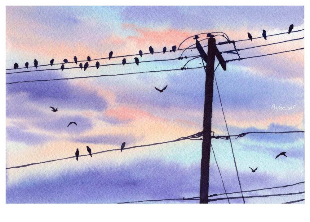 风景水彩画教程图解