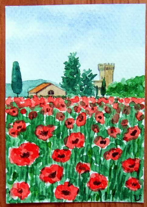 风景水彩画教程图解