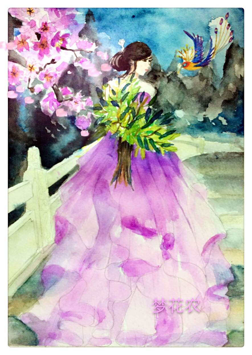 如何画水彩插画