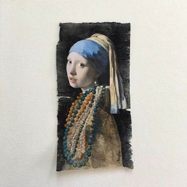 垃圾分类水彩画
