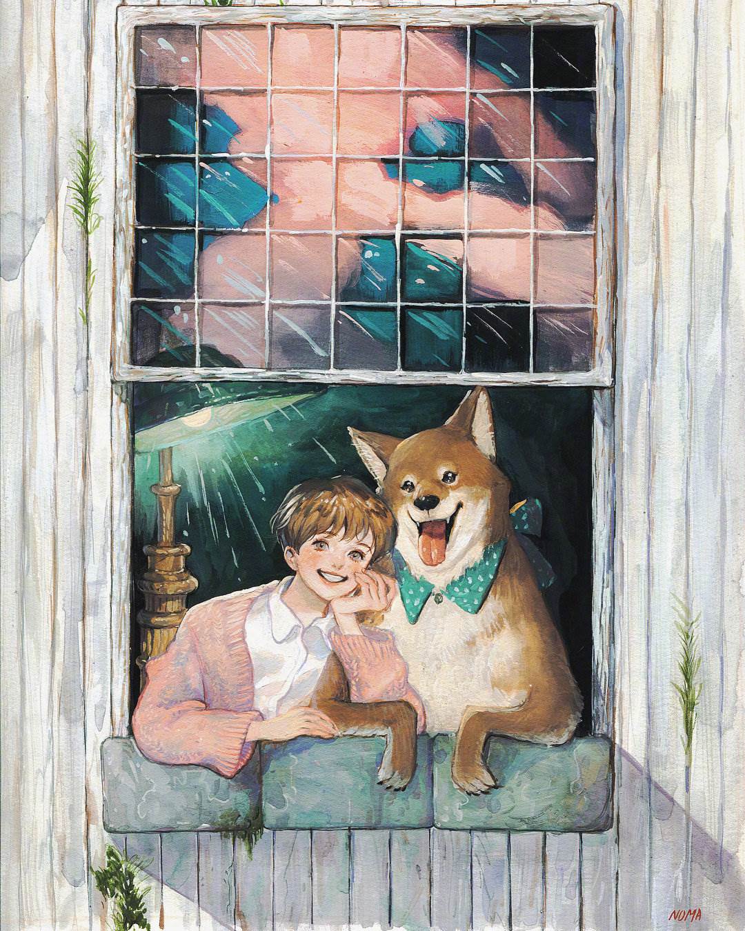 如何画水彩插画