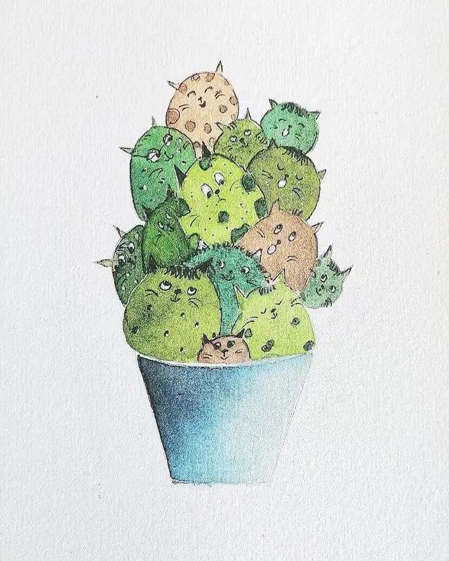水彩画新手临摹图片