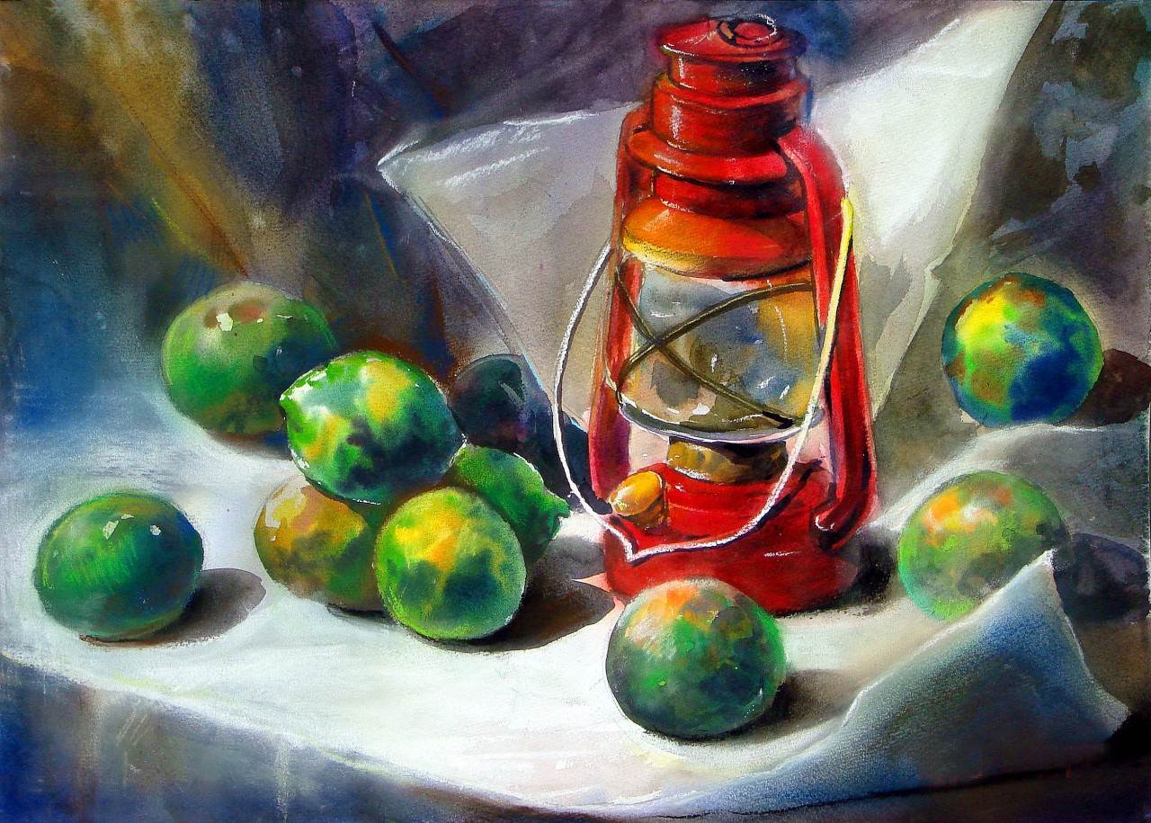优秀水彩静物作品