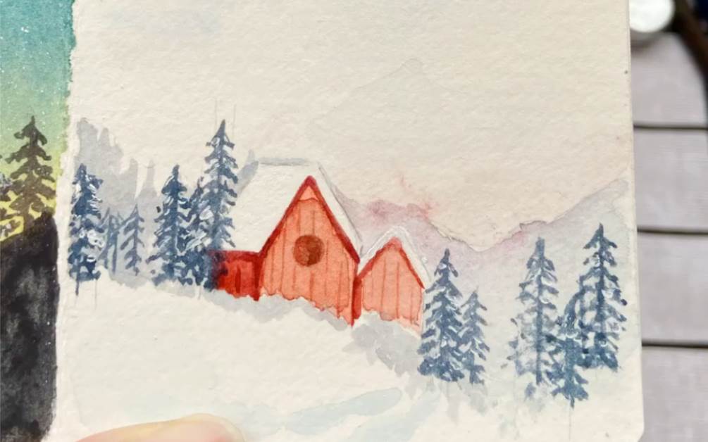 简单水彩小画