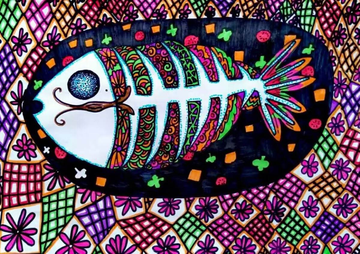 高质量水彩笔画