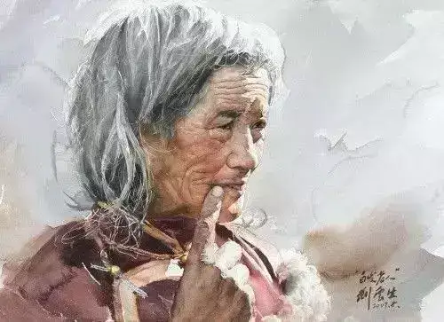 刘云生水彩作品