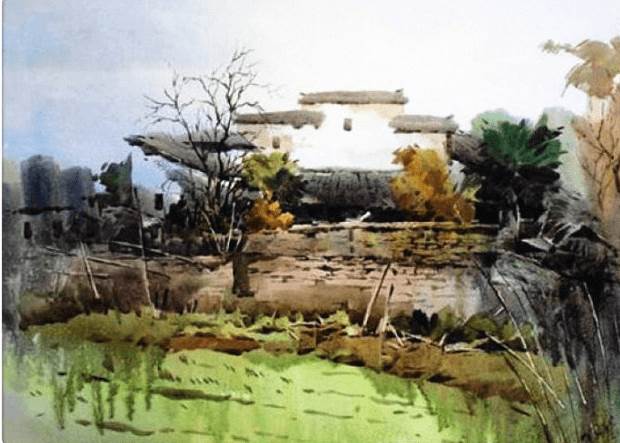 梁文亮水彩作品